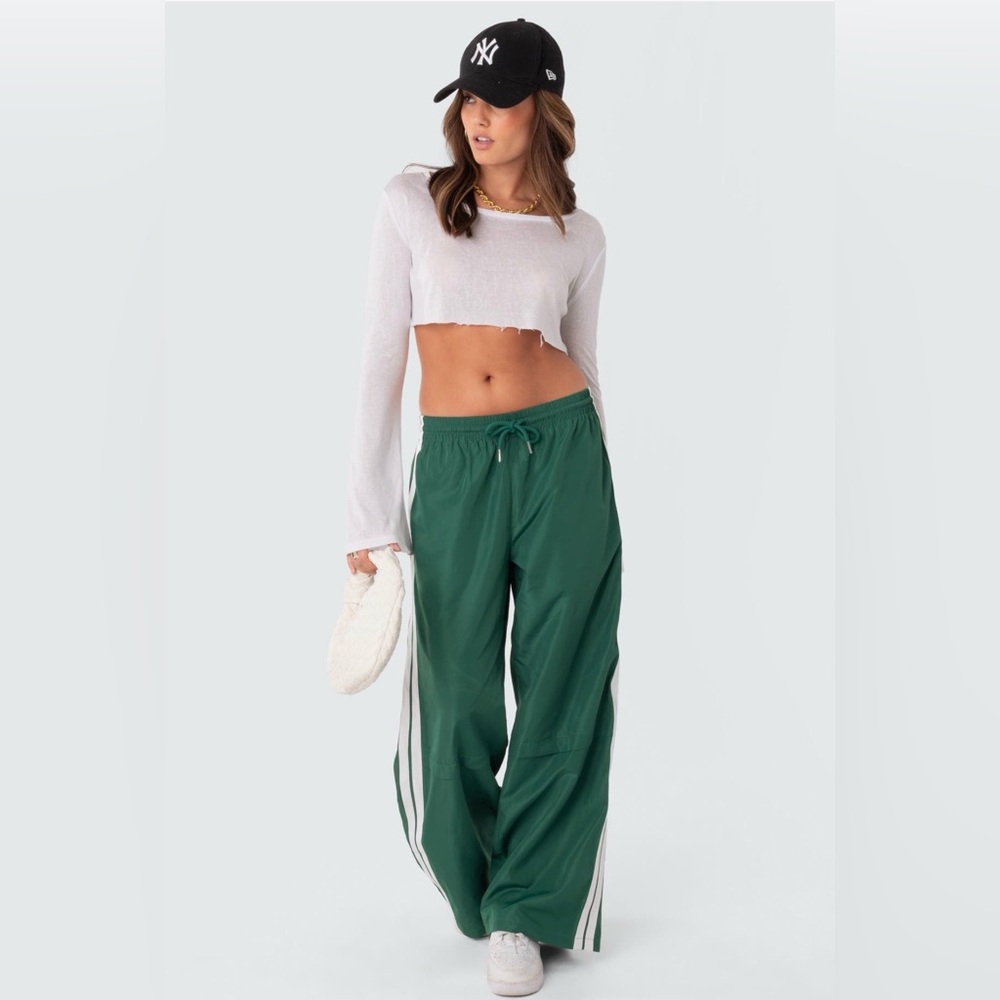 Edikted Fauna Nylon Track Pants